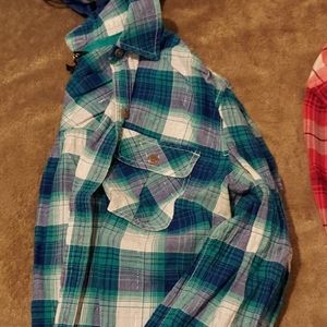 Express plaid button down